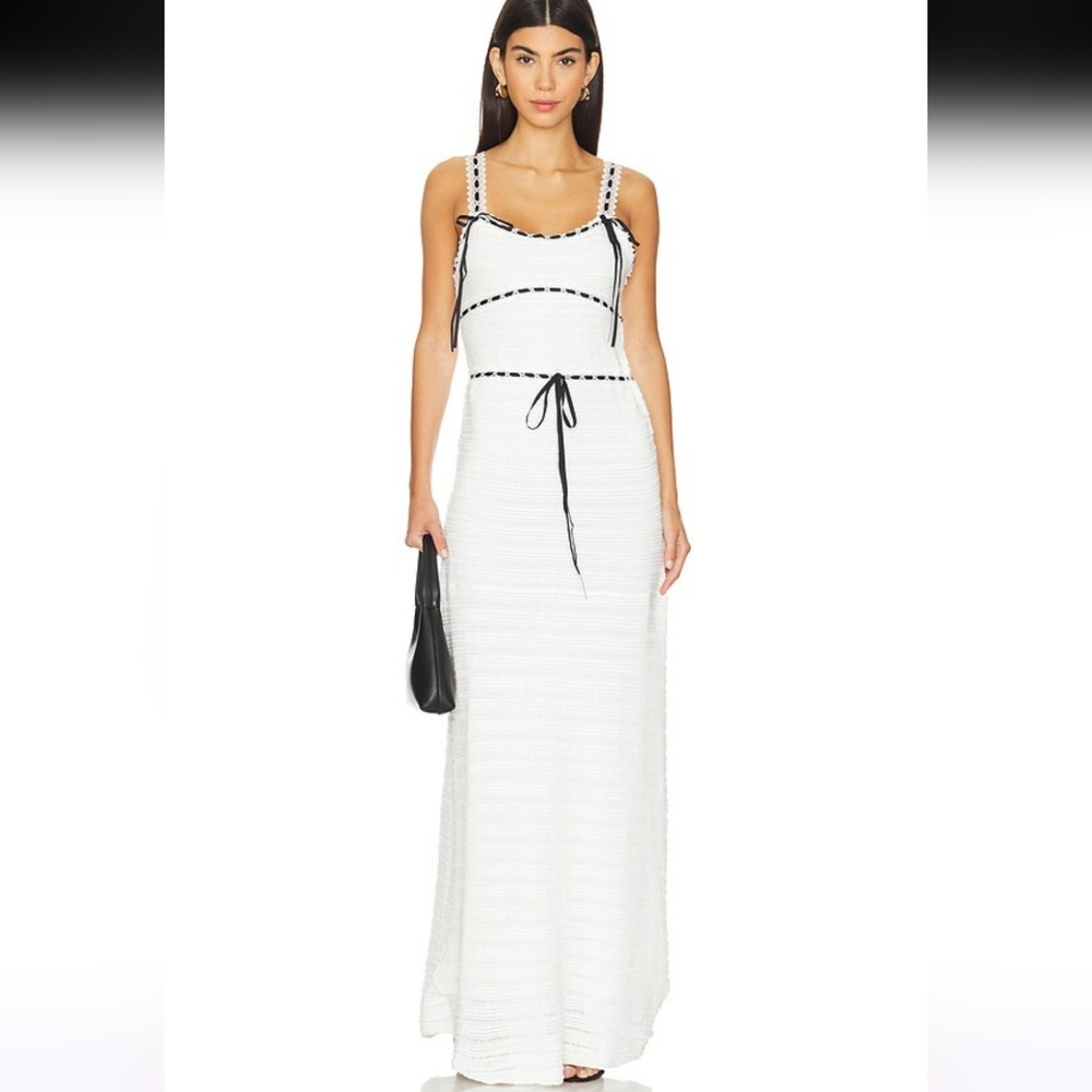 🍋For Love and Lemons Mayfair Crochet Maxi Dress